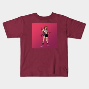 Final Fantasy VII x PHASIC 5 (Tifa) Kids T-Shirt